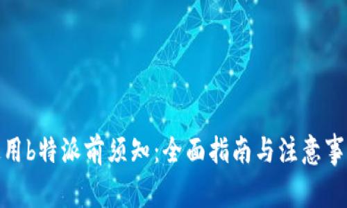 使用b特派前须知:全面指南与注意事项
