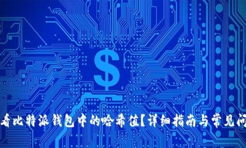 如何查看比特派钱包中的哈希值?详细指南与常见问题解答