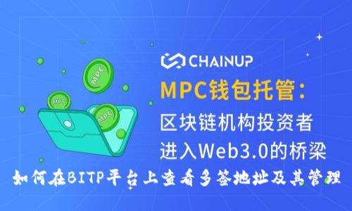 如何在BITP平台上查看多签地址及其管理