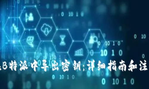 如何在B特派中导出密钥：详细指南和注意事项
