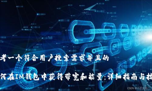 思考一个符合用户搜索需求并且的
如何在IM钱包中获得带宽和能量:详细指南与技巧