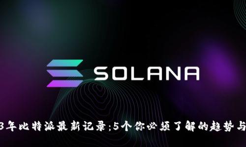 2023年比特派最新记录：5个你必须了解的趋势与数据