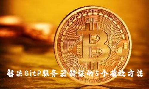 解决BitP服务器错误的5个有效方法