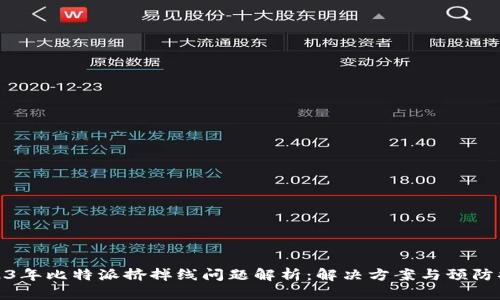 2023年比特派挤掉线问题解析：解决方案与预防措施