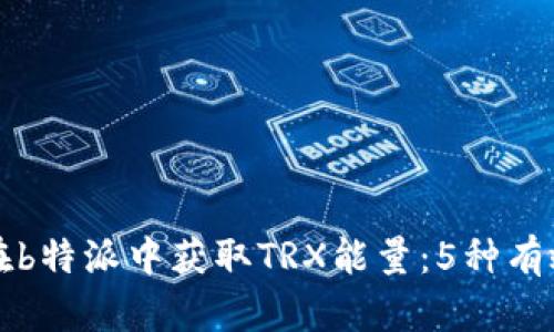 如何在b特派中获取TRX能量：5种有效方法