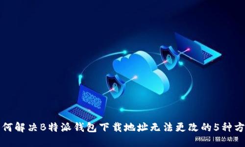 如何解决B特派钱包下载地址无法更改的5种方法