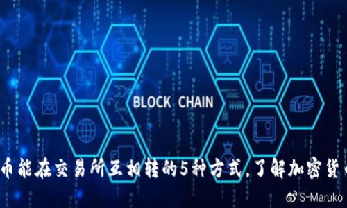 2023年币能在交易所互相转的5种方式，了解加密货币流动性