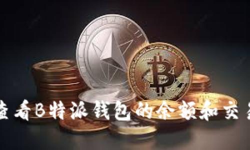 如何查看B特派钱包的余额和交易记录