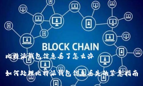 比特派钱包信息丢了怎么办

如何处理比特派钱包信息丢失的紧急指南